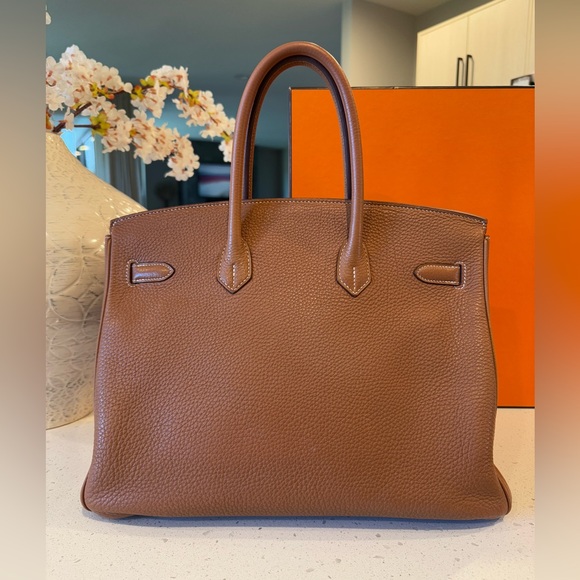 Hermes Birkin 35 Gold w Gold hardware 35 - Picture 5 of 17